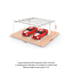 I Type Single-post Single Side Solar Carport Mounting Structure