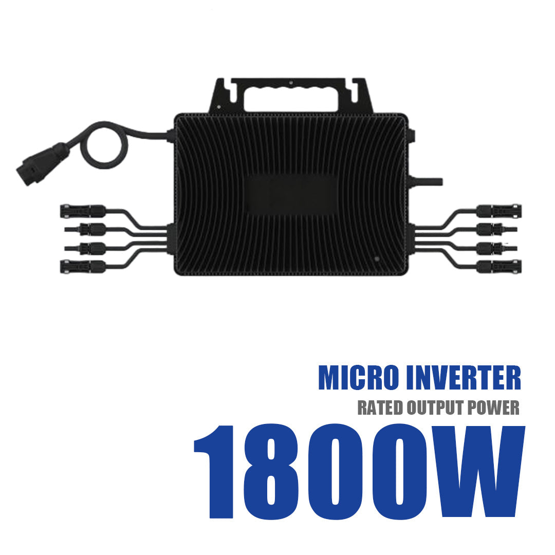 500W 800W 1600W 2000W Solar Microinverter for Balcony Mounting