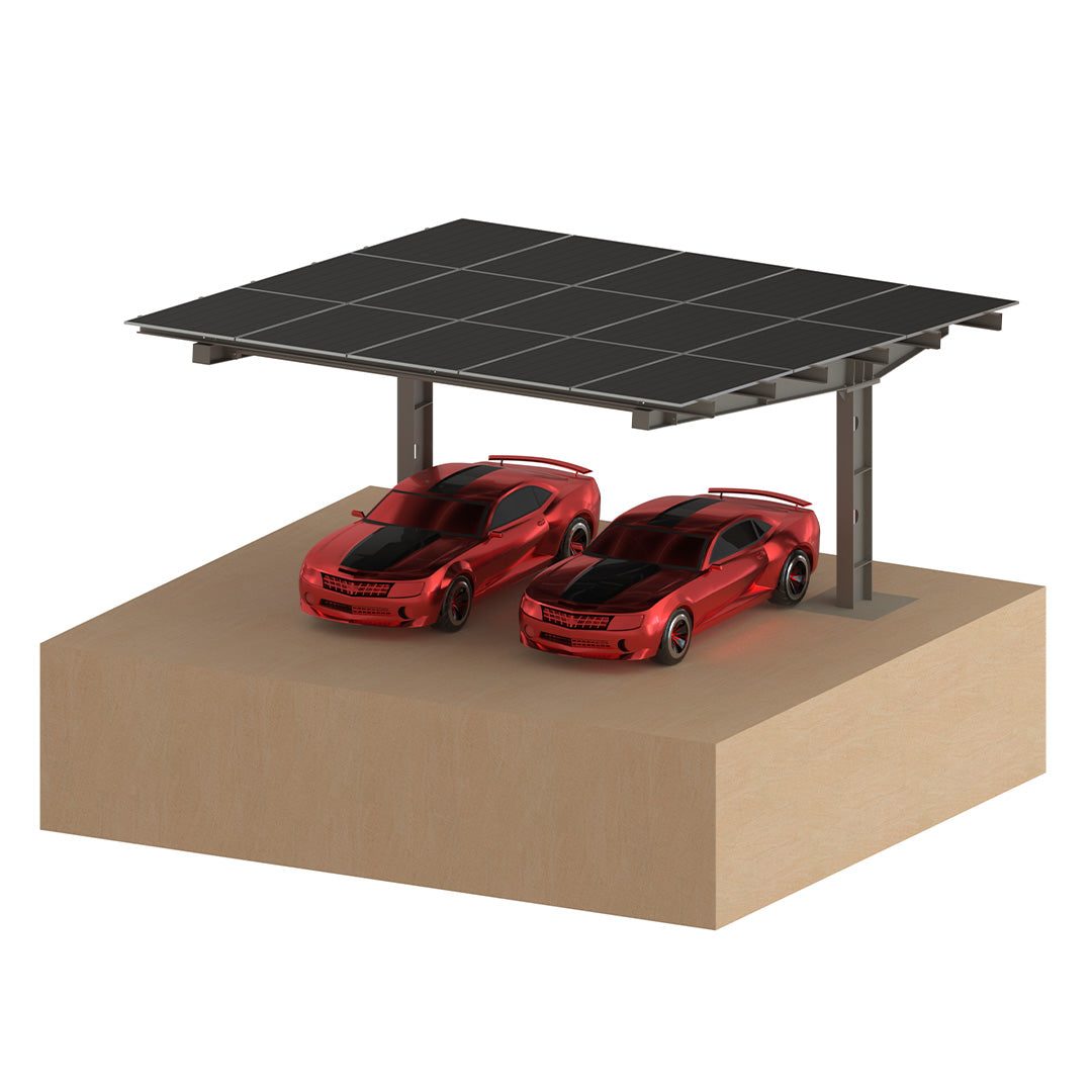 I Type Single-post Single Side Solar Carport Mounting Structure