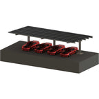I Type Single-post Single Side Solar Carport Mounting Structure