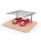 I Type Single-post Single Side Solar Carport Mounting Structure