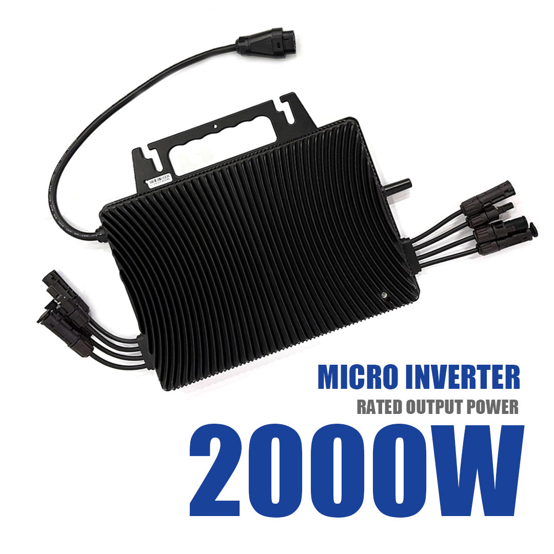 500W 800W 1600W 2000W Solar Microinverter for Balcony Mounting