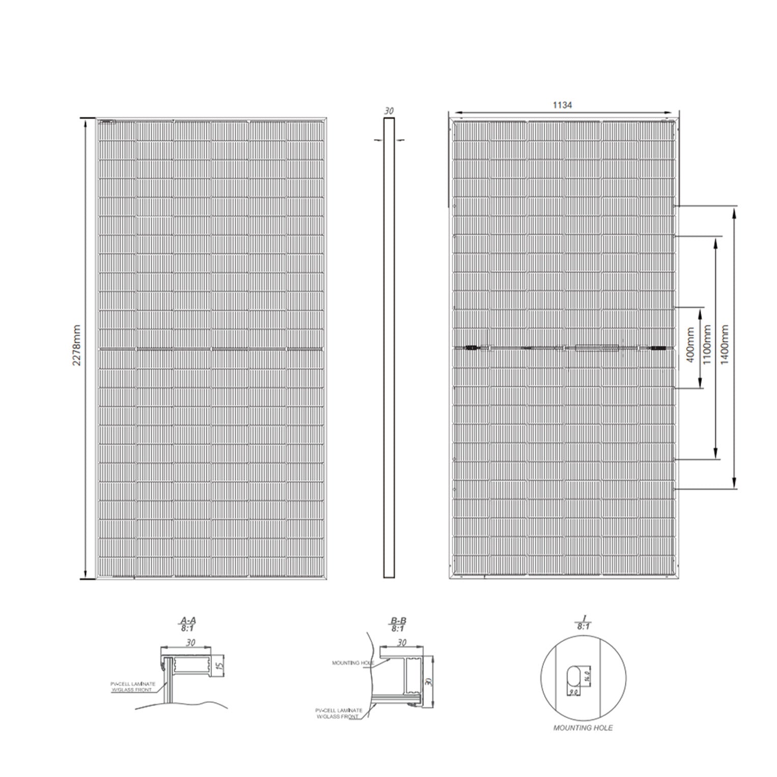 595W Solar Panel PV Module Solar Energy System