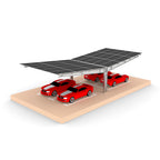Y Type Double Side Single-post Solar Panel Carport Mounting Structure